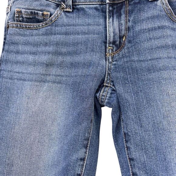 AEO Artist Blue Jeans Women’s Size 4 Light Wash Mid- Low Rise Stretch 5 Pockets - Picture 5 of 8
